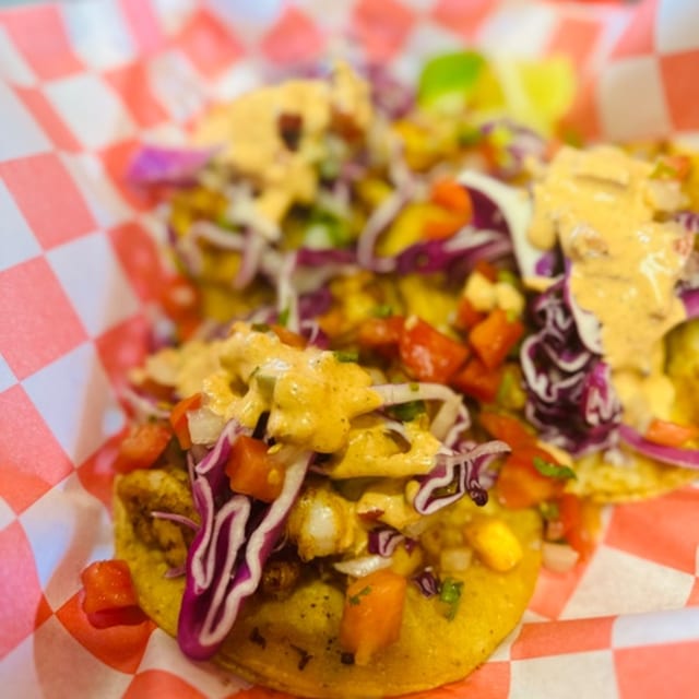 Lunch Fish Taco Combo.