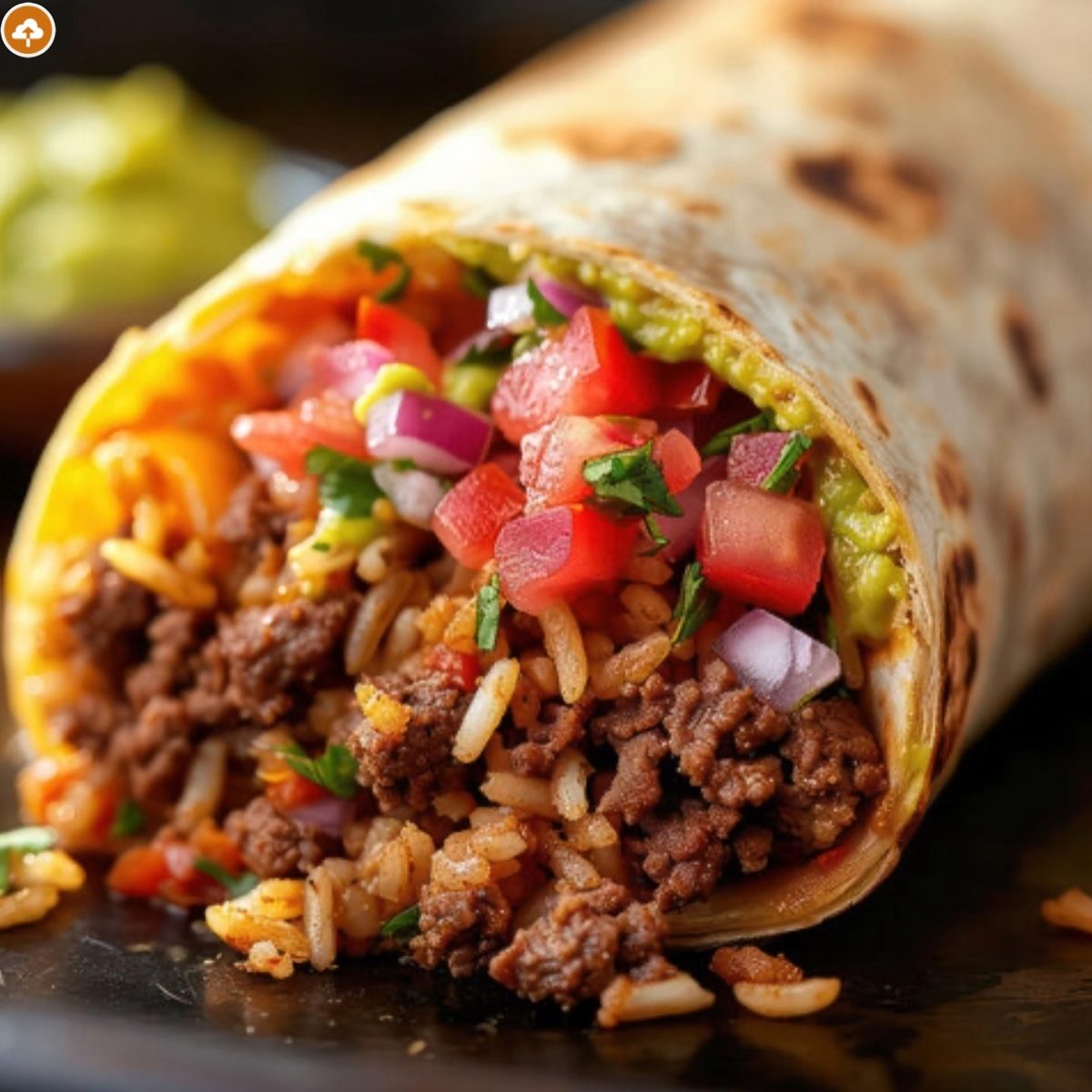 Ground Beef Burrito